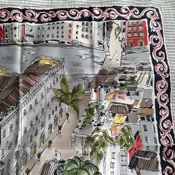 Classic Silk Ferragamo Scarf - Picture 5 of 7